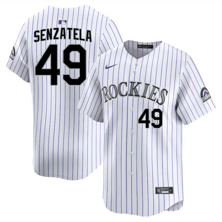 Antonio Senzatela Colorado Rockies Jersey,Uniforms,Gears Stitched-White